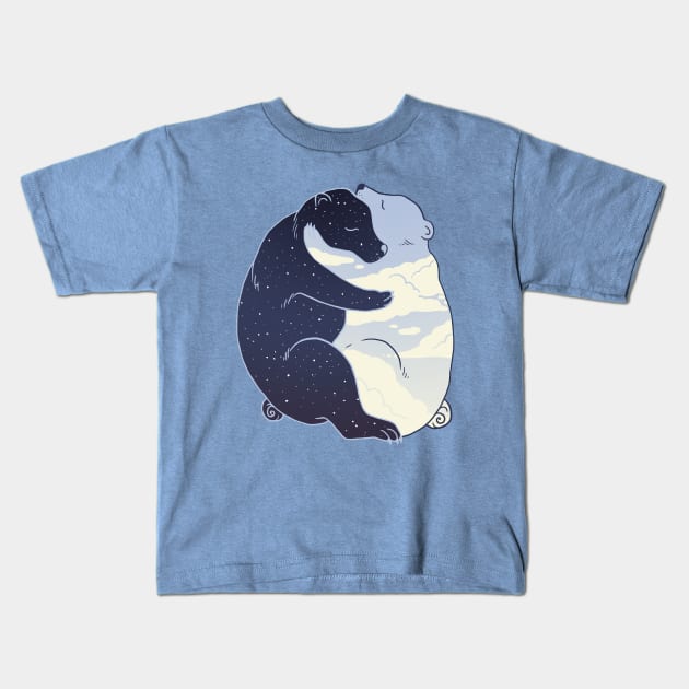 Day And Night Kids T-Shirt by beesants